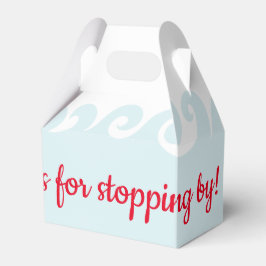 Babydusche Schwimmen Whale Gable Favor Box Geschenkschachtel