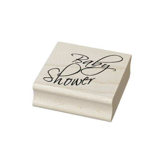 Babydusche - Script Gummistempel (Stempel)
