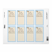 Babydusche "Sea Turtle Blue" Buchzeichen Blatt 8 (Vorne)