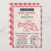 Babydusche Seafood Boil Einladung (Vorne/Hinten)