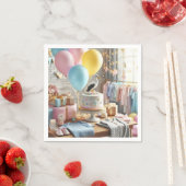 Babydusche Serviette (Beispiel)