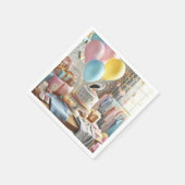 Babydusche Serviette (Ecke)