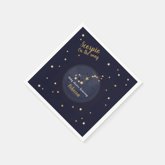 Babydusche Serviette (Ecke)