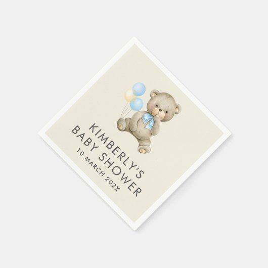 Babydusche Serviette (Ecke)