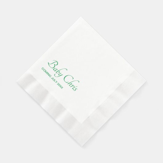 Babydusche Serviette (Ecke)