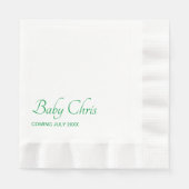 Babydusche Serviette (Vorderseite)