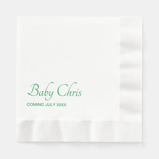 Babydusche Serviette (Vorderseite)