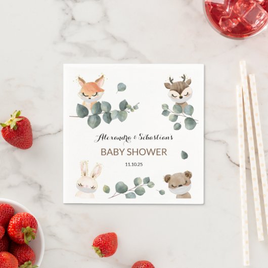 Babydusche Serviette (Beispiel)