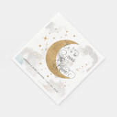 Babydusche Serviette (Ecke)