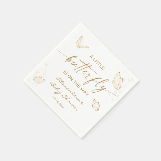 Babydusche Serviette (Ecke)