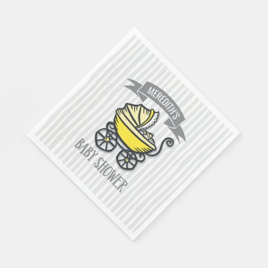 Babydusche Serviette (Ecke)