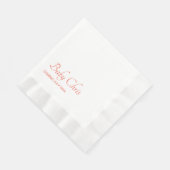 Babydusche Serviette (Ecke)