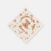 Babydusche Serviette (Ecke)