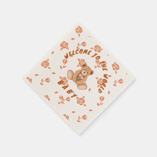 Babydusche Serviette (Ecke)