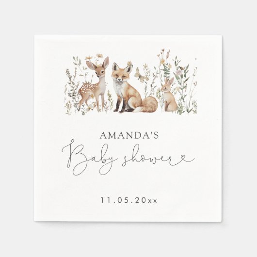 Babydusche Serviette (Vorderseite)