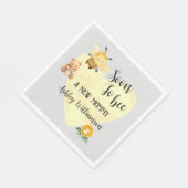 Babydusche Serviette (Ecke)