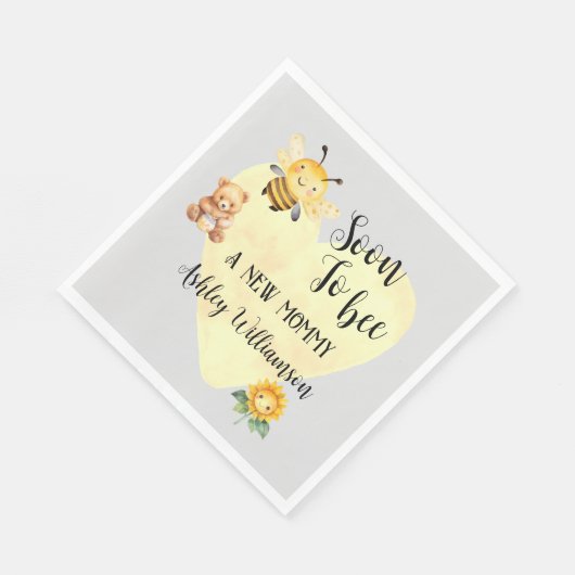 Babydusche Serviette (Ecke)