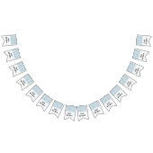 Babydusche "Snips and Snails", Frack-Banner Wimpelkette (Alle)