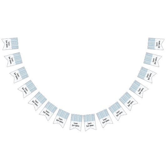 Babydusche "Snips and Snails", Frack-Banner Wimpelkette (Alle)