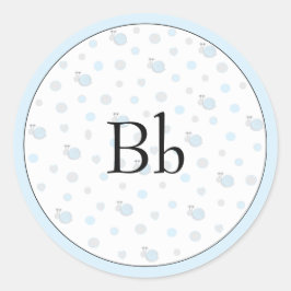 Babydusche "Snips & Snails" Aufkleber 1 1/2" oder 