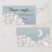 Babydusche Snowman - Preisliste Begleitkarte (Vorne/Hinten)