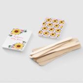 Babydusche Sonnenblume Rosa Blütenblume Personalis Fächer (Non-assembled)