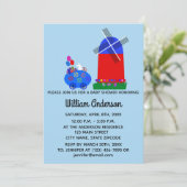 Babydusche Sonnenkraftwagen Nr. 4-2 Einladungskart Save The Date (Stehend Vorderseite)