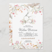 Babydusche, sonniges Baby Einladung (Vorne/Hinten)