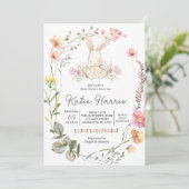 Babydusche, sonniges Baby Einladung (Stehend Vorderseite)