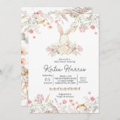 Babydusche, sonniges Baby Einladung (Vorne/Hinten)