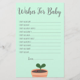 Babydusche - Spielwünsche für Baby-Flyer Flyer