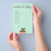 Babydusche - Spielwünsche für Baby-Flyer Flyer (Handgriff)