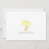 Babydusche Sprinkle Bärenballons & Banner (Rückseite)