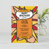 Babydusche sprinkle Modernes Gender Neutrales Foto Einladung (Stehend Vorderseite)