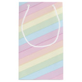 Babydusche Sprinkle Rainbow Raindrop Cloud Kleine Geschenktüte (Rückseite)