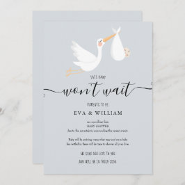 Babydusche, Sprinkle-Stornierungskarte Einladung