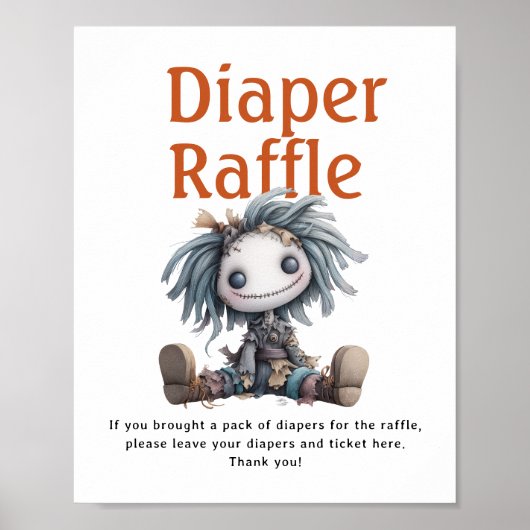 Babydusche Spuk Village Windelwanne Poster (Vorne)