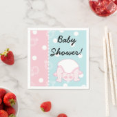 Babydusche Standard Cocktail Napkin BABY Serviette (Beispiel)