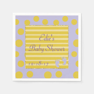 Babydusche Standard Napkins/Pink Eine Dusche bauen Serviette