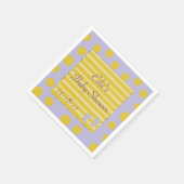 Babydusche Standard Napkins/Pink Eine Dusche bauen Serviette (Ecke)