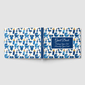 Babydusche Stork Flasche Beförderung Niedlich pers Gästebuch (Voll)