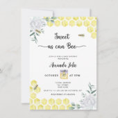 Babydusche süß wie Bienendusche Einladung (Vorderseite)