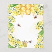 Babydusche, süß wie gelb, blühend. (Rückseite)