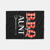 Babydusche Tante Grillen Party Niedlich Matching F Fleecedecke (Vorderseite (Horizontal))