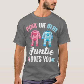 Babydusche Tante Rosa oder Blaue Tante Lieben Sie T-Shirt