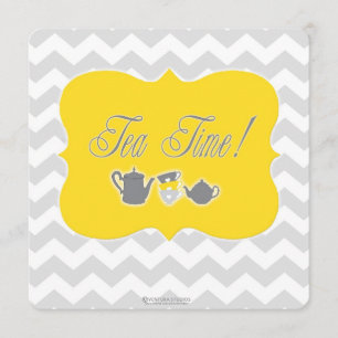 Babydusche Tea Time! Einladung