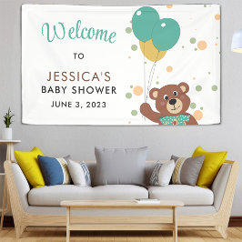 Babydusche Teddy Bärengeschlecht - Neutraler Empfa Banner