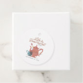 Babydusche Tee Party Niedlich Minimalistisch Boho Geschenkanhänger (Beispiel)