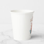 Babydusche Tee Party Niedlich Minimalistisch Boho Pappbecher (Rechts)