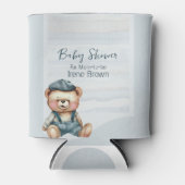 Babydusche Thema Cooler Dosenkühler (Vorderseite)